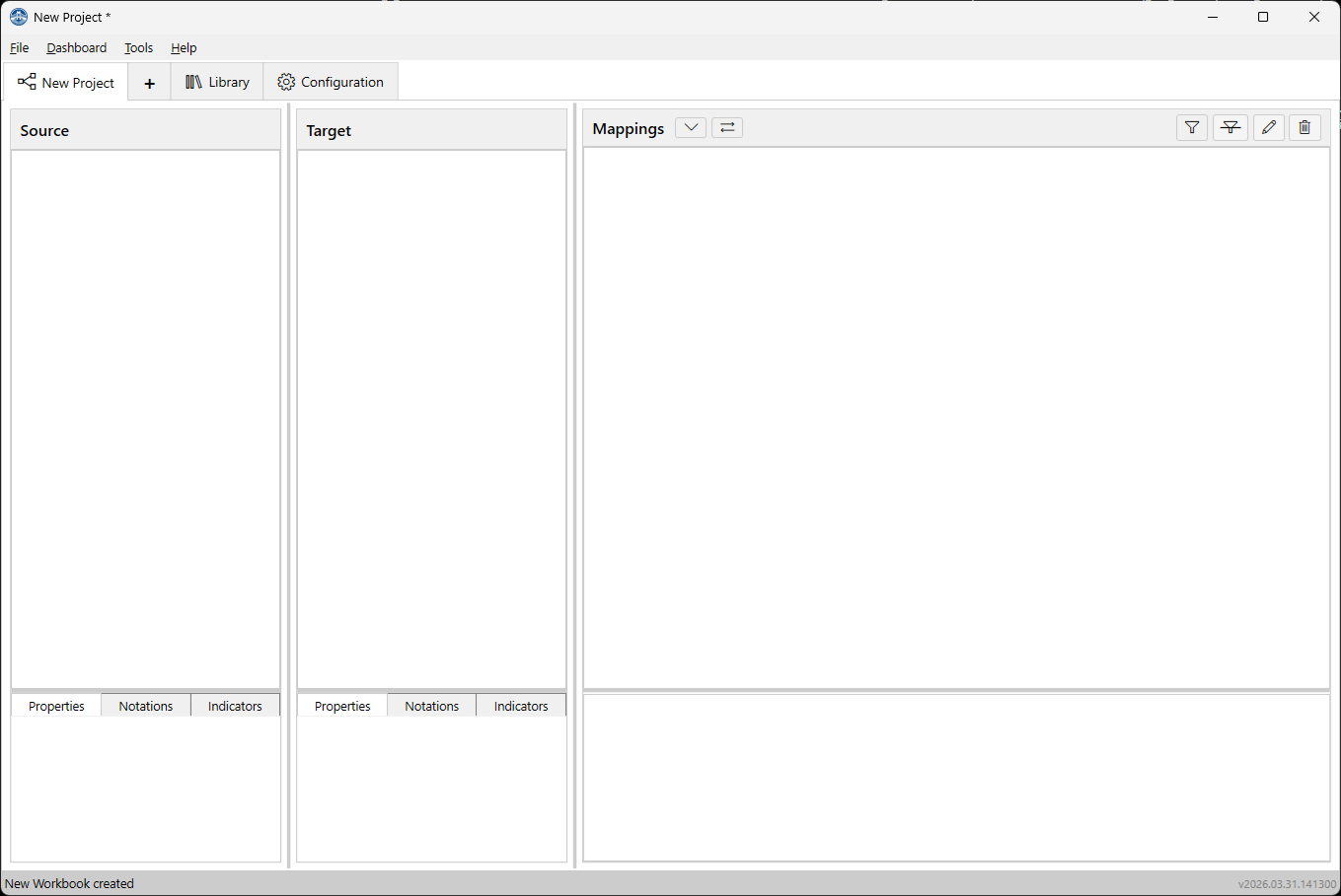 Bridger workspace layout